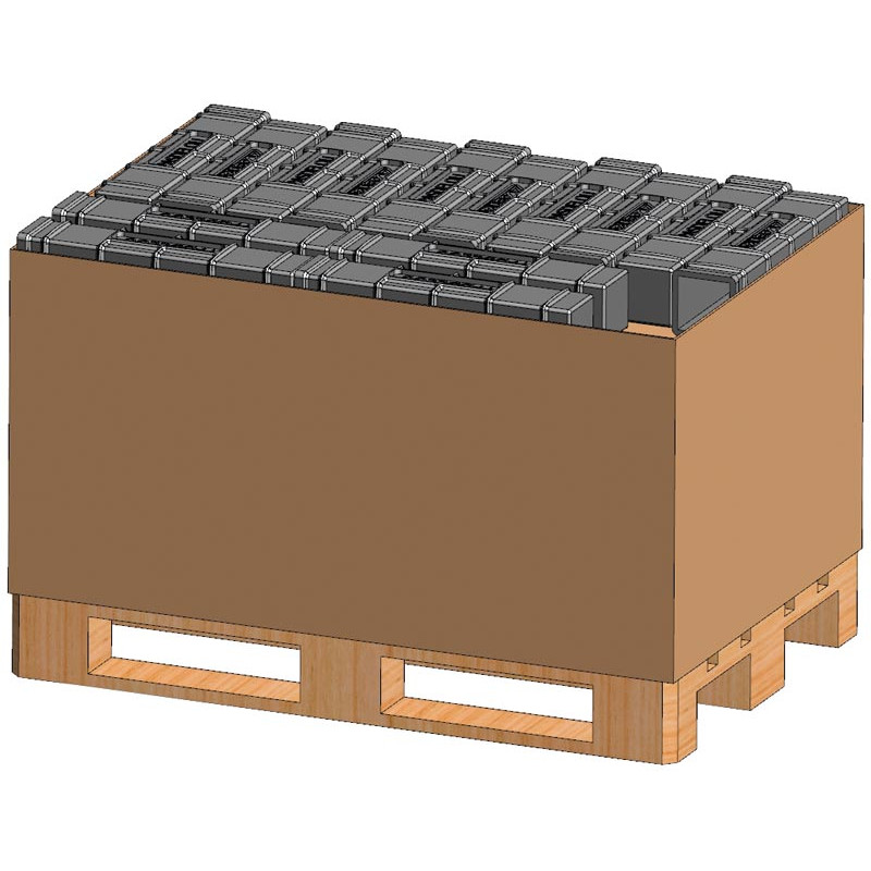 Eckige Bodenhülse aus Kunststoff für 90 x 90 mm Vierkantpfosten 