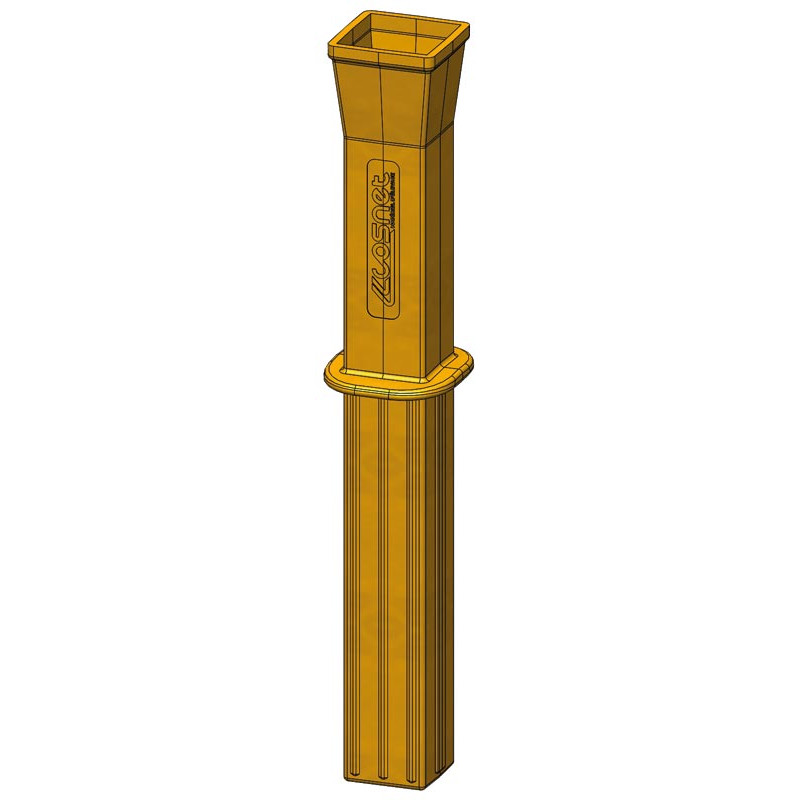 „ISOPROTEC“ Schutzmuffe aus Kunststoff für ⧄ 90x90 mm Vierkantpfosten „ISOPROTEC“ Schutzmuffe aus Kunststoff für ⧄ 90x90 mm Vierkantpfosten