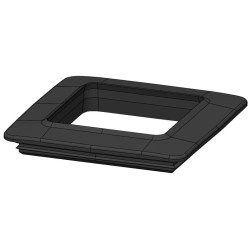 „ISOPROTEC“ Schutzmuffe aus Kunststoff für ⧄ 90x90 mm Vierkantpfosten „ISOPROTEC“ Schutzmuffe aus Kunststoff für ⧄ 90x90 mm Vierkantpfosten