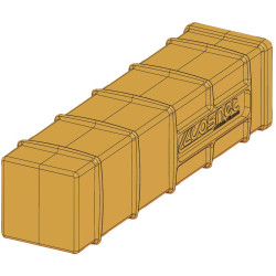 „ISOPROTEC“ Bodenhülse aus Kunststoff für eckige Schutzmuffe
