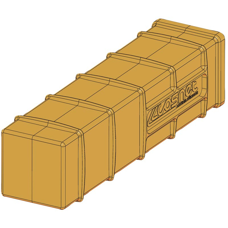„ISOPROTEC“ Bodenhülse aus Kunststoff für eckige Schutzmuffe