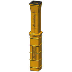 „ISOPROTEC“ Bodenhülse aus Kunststoff für eckige Schutzmuffe