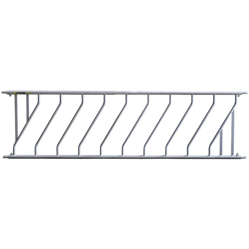9 Plätzen/3 m Schräges Selbstfangfressgitter JUNIOR Ø 42,4 mm