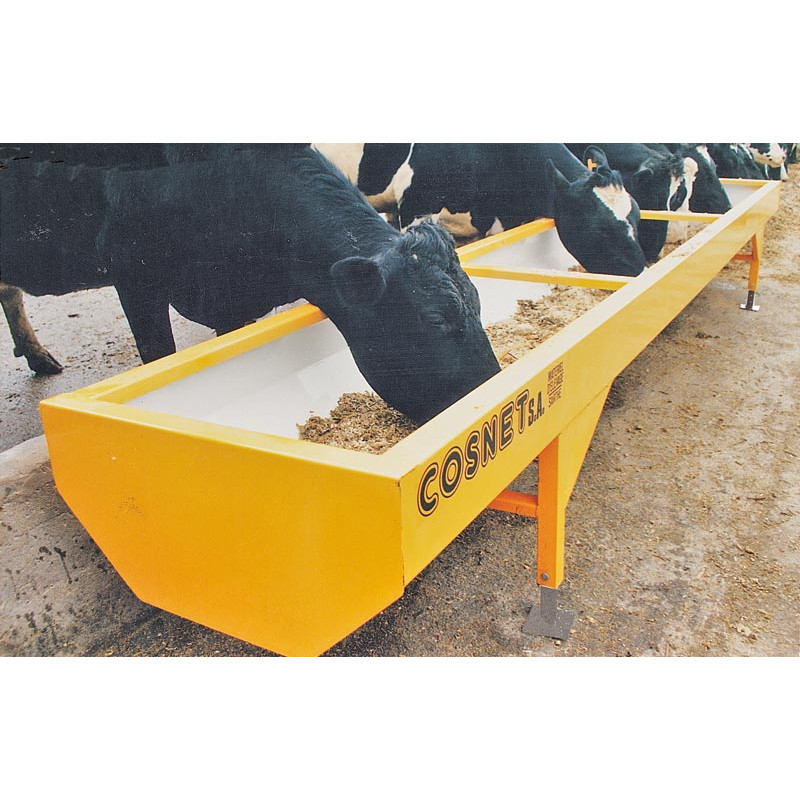 Lebensmittelechte Wanne für verstärkten oder Standard-Metalltrog