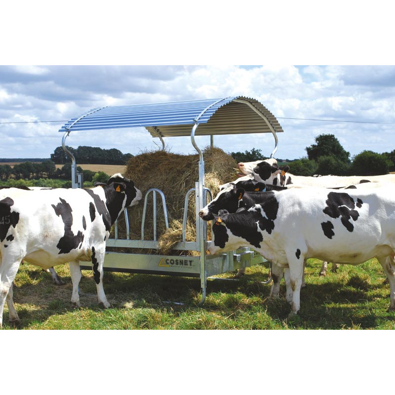 RDTF II doppelte Futterraufe mit Palisadengittern