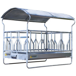RDTLS II doppelte Futterraufe mit Fressgittern