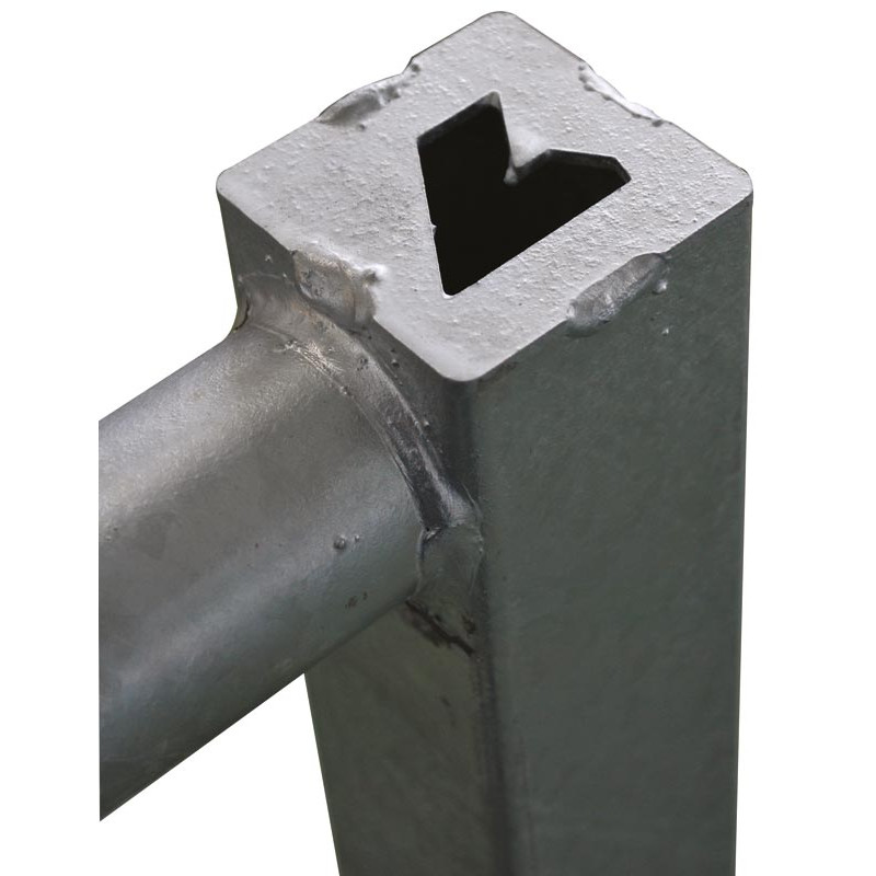 3/4 m Ø 42,4 mm ausziehbare Weidetore mit 1 Riegel