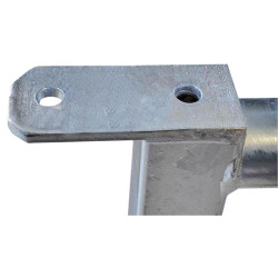 2/3 m Ø 42,4/35 mm ausziehbare Weidetore mit 1 Riegel