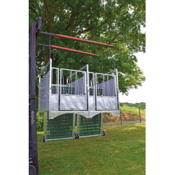 Fahrbare kälberbox STD - PVC - Ausführung DUO Fahrbare kälberbox STD - PVC - Ausführung DUO