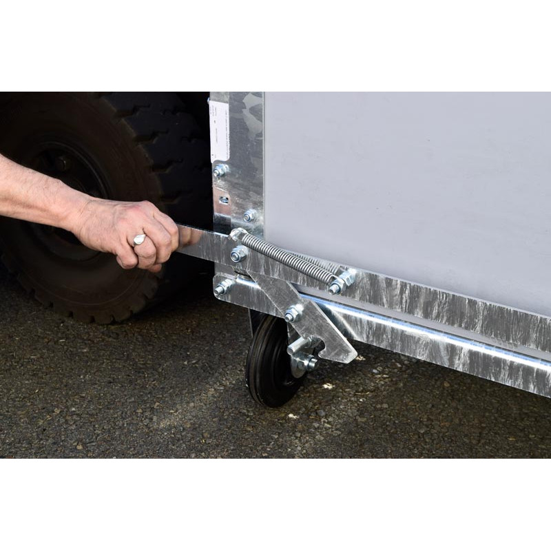 Kippmechanismus für kälberbox spaltendboden standard PVC einfach