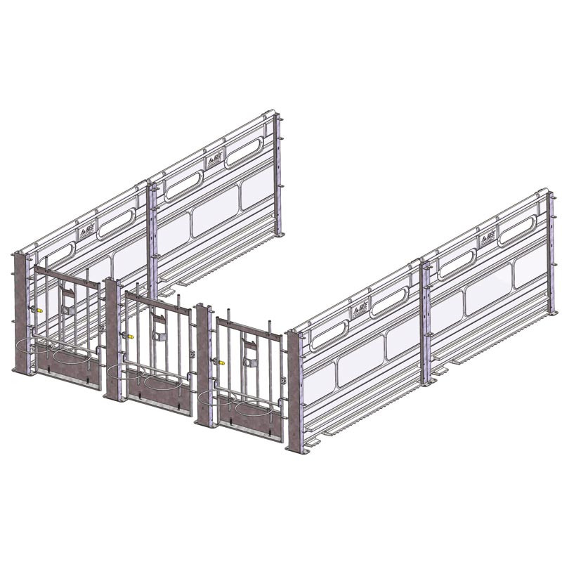 Vordertür für Kälberboxen 