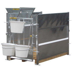 Gradierter Eimer mit flachem Rand 