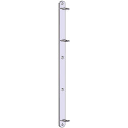 Wandbefestigung für Kälberboxen