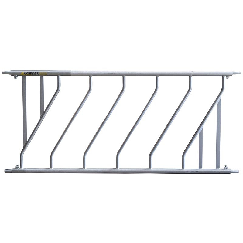 2 Plätzen/2 m Schräges Selbstfangfressgitter JUNIOR Ø 42,4 mm