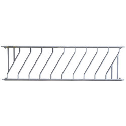 9 Plätzen/3 m Schräges Selbstfangfressgitter JUNIOR Ø 42,4 mm