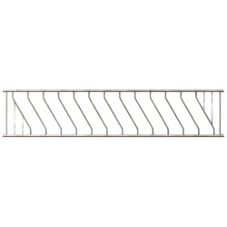12 Plätzen/4 m Schräges Selbstfangfressgitter JUNIOR Ø 42,4 mm