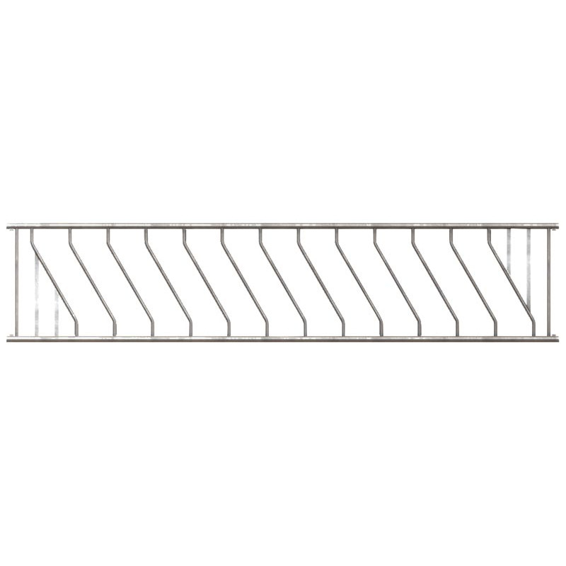 12 Plätzen/4 m Schräges Selbstfangfressgitter JUNIOR Ø 42,4 mm