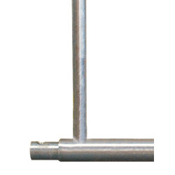 12 Plätzen/4 m Schräges Selbstfangfressgitter JUNIOR Ø 42,4 mm