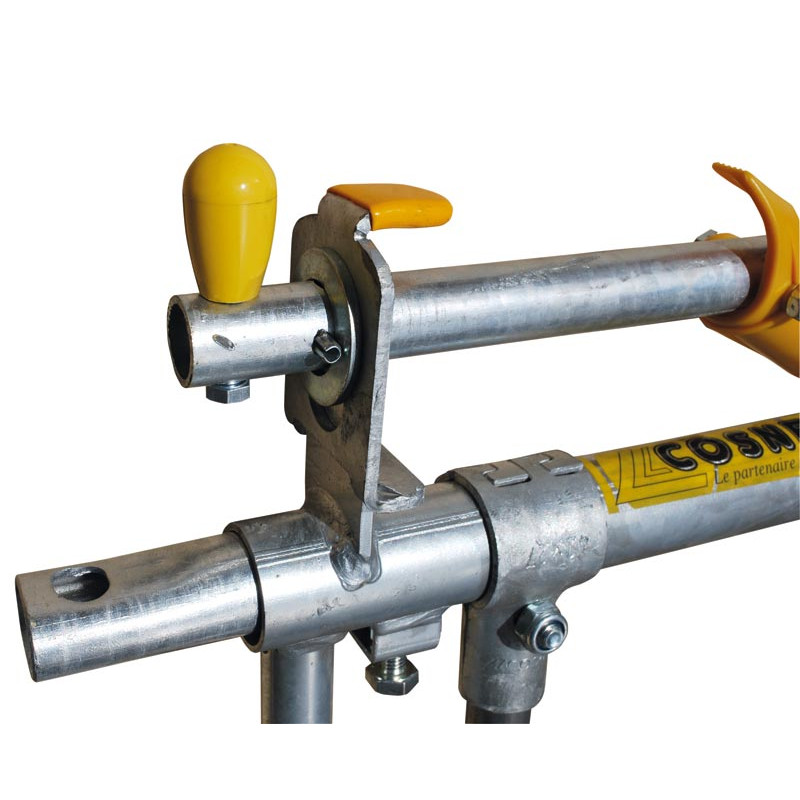 4 Plätze/2 m JUNIOR KOMFORT SR Selbstfangfressgitter für Kälber ohne Eimerhalter