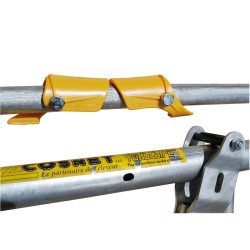 4 Plätze/2 m JUNIOR KOMFORT SR Selbstfangfressgitter für Kälber ohne Eimerhalter