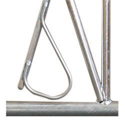 4 Plätze/2 m JUNIOR KOMFORT SR Selbstfangfressgitter für Kälber ohne Eimerhalter