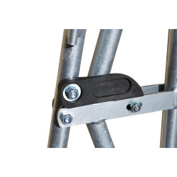 4 Plätze/2 m JUNIOR KOMFORT SR Selbstfangfressgitter für Kälber ohne Eimerhalter