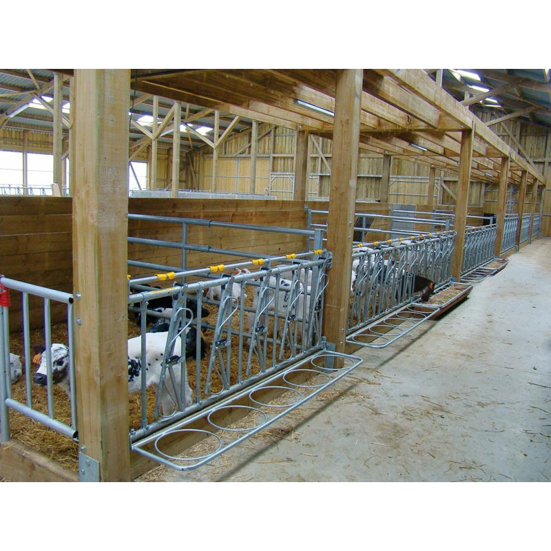 5 Plätze/2,5 m JUNIOR KOMFORT SR Selbstfangfressgitter für Kälber ohne Eimerhalter 5 Plätze/2,5 m JUNIOR KOMFORT SR Selbstfangfressgitter für Kälber ohne Eimerhalter