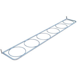 6 Eimer/3 m Metall-Eimerhalter