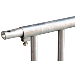 Ø 42,4 mm Abtrenngitter - Länge 3 m