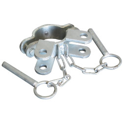 Ø 76 mm Schelle - 2 Richtungen im Winkel Ø 76 mm Schelle - 2 Richtungen im Winkel