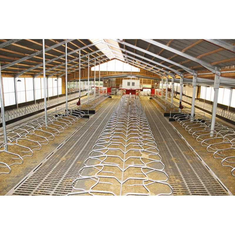 Monofuß Liegeboxenbügel zum Aufdübeln für Großvieh