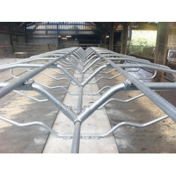 Ø 49 mm gerade Nackenrohrstange für Liegeboxenbügel