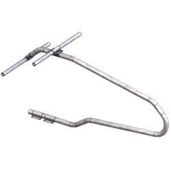 PAZIFIK Selbsttragender Liegeboxenbügel