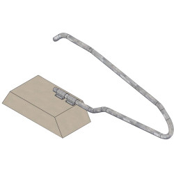 PAZIFIK Selbsttragender Liegeboxenbügel