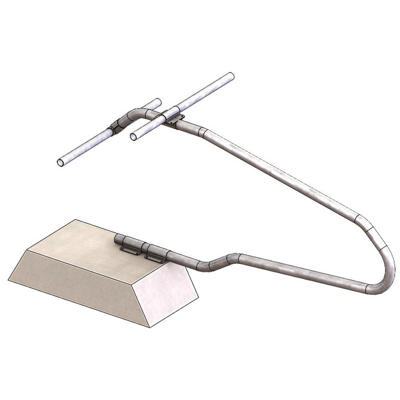 PAZIFIK Selbsttragender Liegeboxenbügel