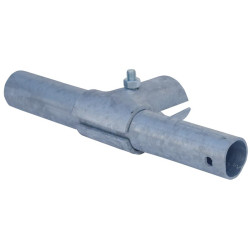 Einfache Verbindung für Liegeboxenbügel Einfache Verbindung für Liegeboxenbügel