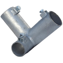 Doppelte Verbindung für Liegeboxenbügel