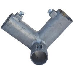 Doppelte Verbindung für Liegeboxenbügel