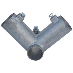 Doppelte Verbindung für Liegeboxenbügel