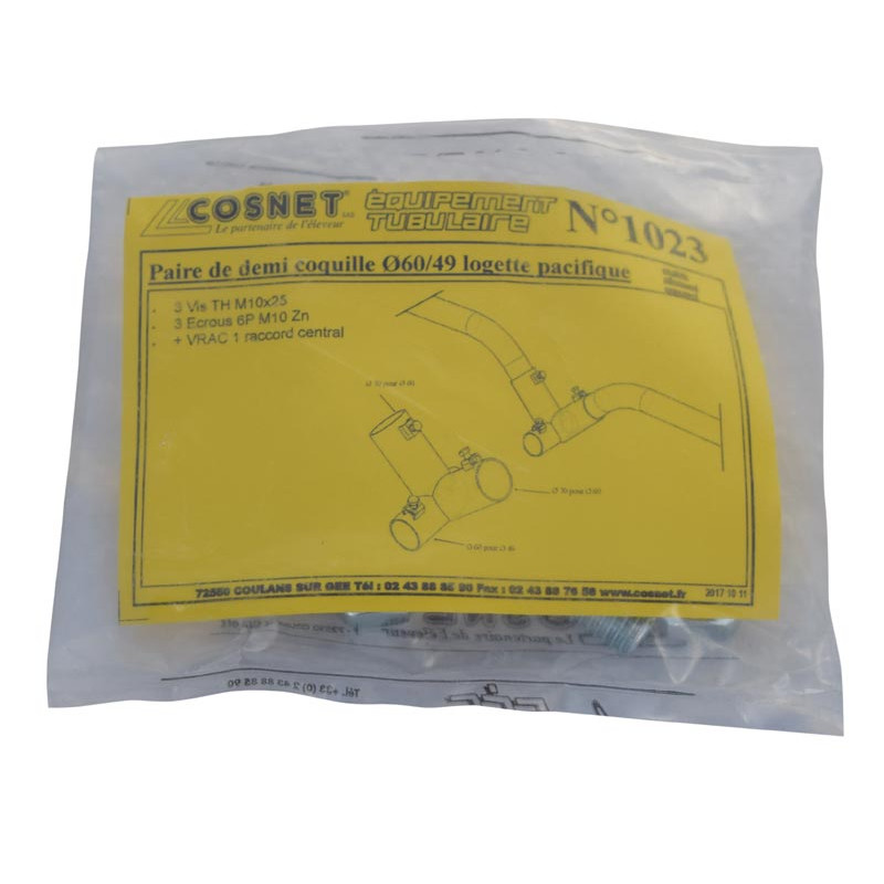 Doppelte Verbindung für Liegeboxenbügel