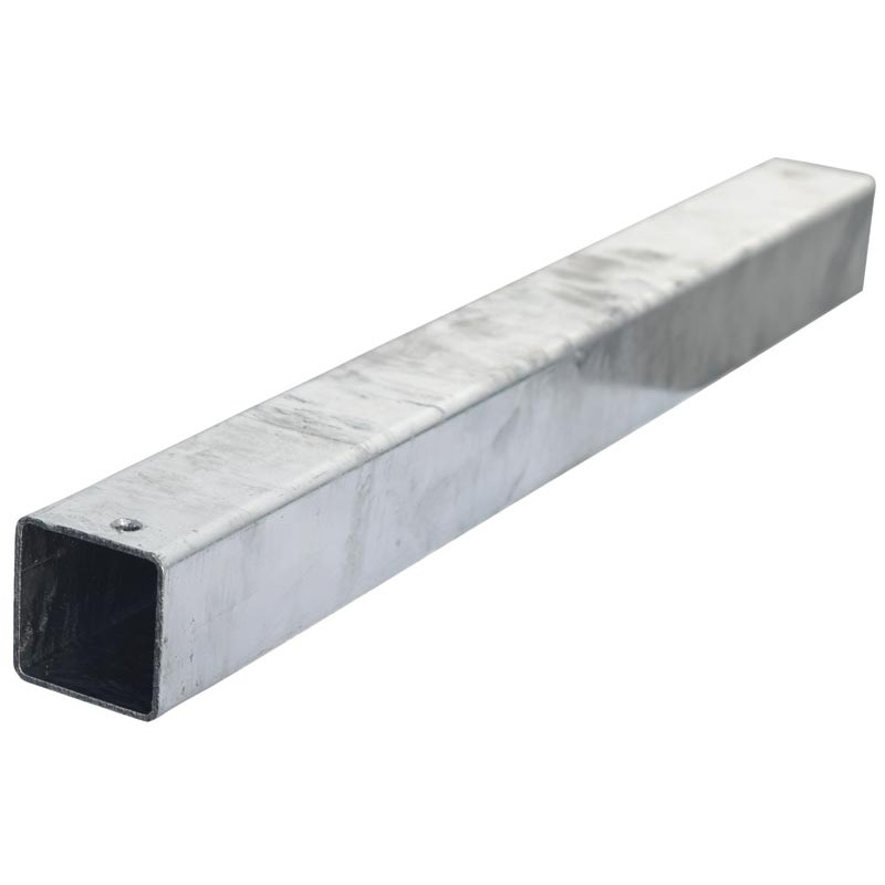 Weibliche Verbindungsmuffe für 60x60 mm verstärktes Vierkantrohr 