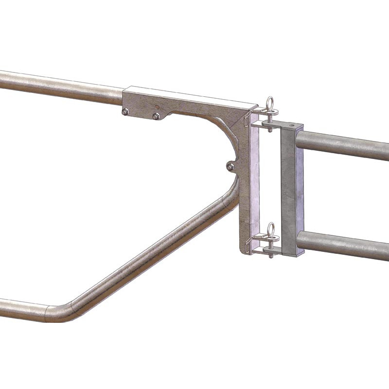 2-rohriger ausziehbarer Nackenriegel Träger für „Continental“ und „Atlantik“ Liegeboxenbügel