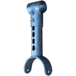 Einstellbarer Bugrohrhalter