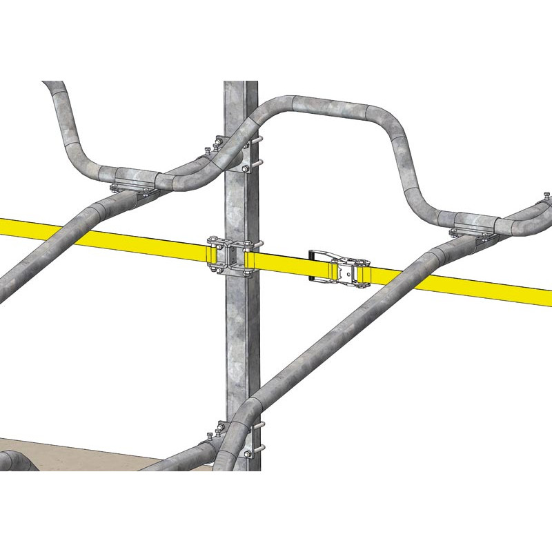 Spannratsche mit 50 mm breitem Gurt