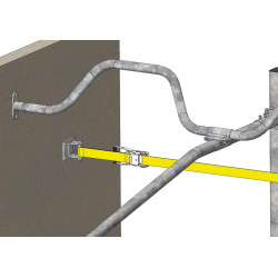 Anfangs- und Endplatte für Rückhaltegurt