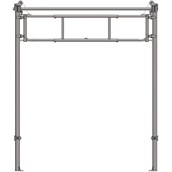 2,30/3,40 m Hubtor für Liegeboxengänge