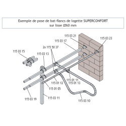 SUPERKOMFORT Liegeboxenbügel für Großvieh 