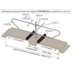 CONTINENTAL Liegeboxenbügel
