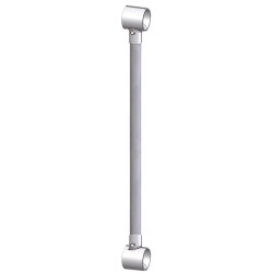 Ø 42 mm Stange zur Halsweiteneinstellung mit Ø 60 mm Schellen