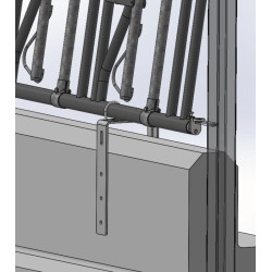 Zwischenverstärkung auf Barenwand für Selbstfangfressgitter